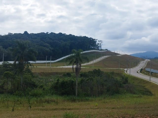 Perspectiva do Terreno - Terreno em condomínio fechado à venda, Rio do Meio, Itajaí, SC | Mercedes Imóveis