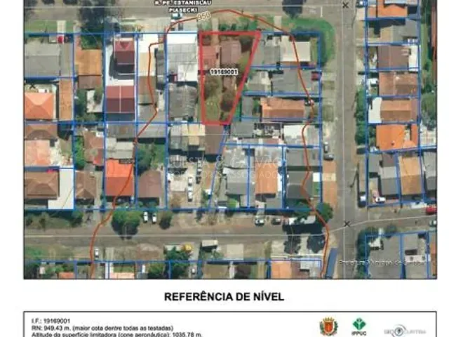 Terreno com 527m², à venda, no bairro Cidade Industrial em Curitiba
