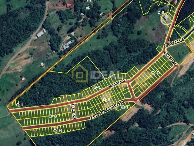Terreno com 365m², à venda, no bairro Colibri em Concórdia