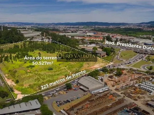 Terreno com 50500m², à venda, no bairro Bonsucesso em Guarulhos