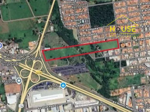 Terreno com 7206676m², à venda, no bairro Parque das Nações em Votuporanga