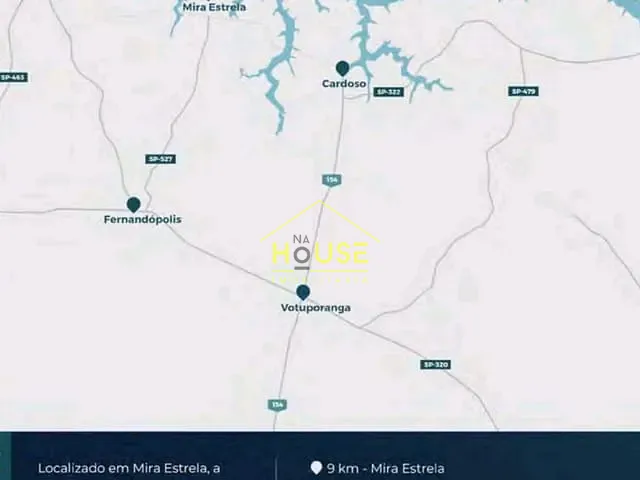 Terreno com 450m², à venda, no bairro Zona Rural em Mira Estrela