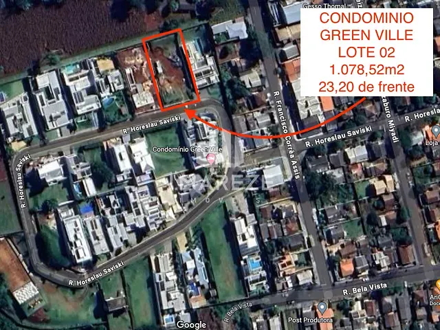 Terreno com 1079m², à venda, no bairro Jardim Guanabara em Apucarana