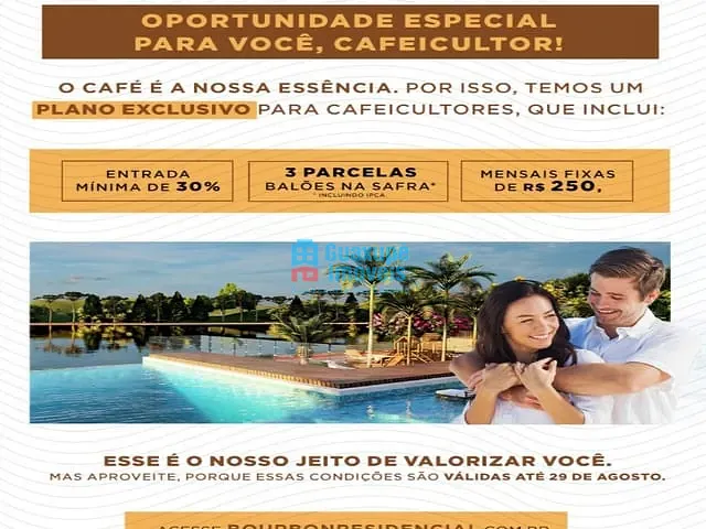 Terreno com 330m², à venda, no bairro RESIDENCIAL BOUBON em GUAXUPÉ