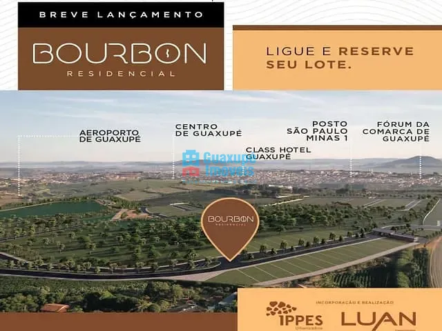 Terreno com 330m², à venda, no bairro RESIDENCIAL BOUBON em GUAXUPÉ