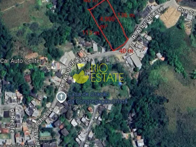 Terreno com 4900m², à venda, no bairro Apóstolo Paulo em Barra Mansa
