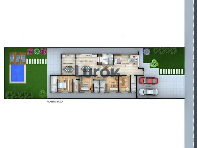 Terreno com 504m², à venda, no bairro Res Aziz em Louveira