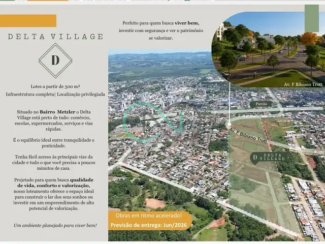 Terreno com 119447m², à venda, no bairro Metzler em Campo Bom