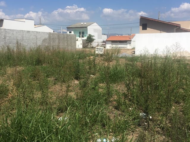 Terreno com 206m², à venda, no bairro Parque das Palmeiras em Pindamonhangaba