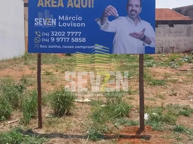 Terreno com 408m², à venda, no bairro Novo Jardim Pagani em Bauru