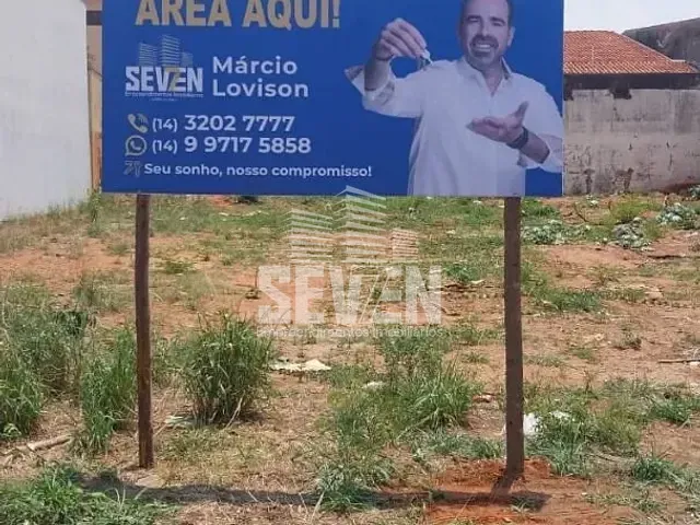 Terreno com 408m², à venda, no bairro Novo Jardim Pagani em Bauru
