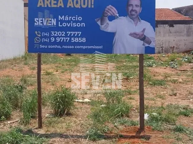 Terreno com 408m², à venda, no bairro Novo Jardim Pagani em Bauru