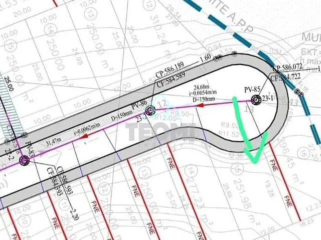 Terreno com 252m², à venda, no bairro Piracangaguá em Taubaté