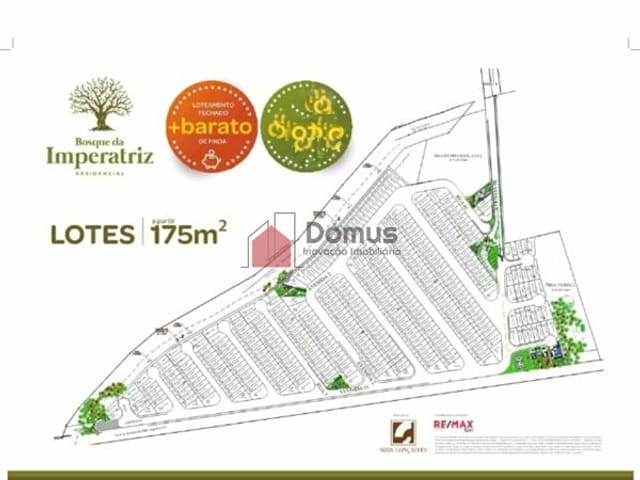 Terreno com 177m², à venda, no bairro Bosque da Imperatriz em Pindamonhangaba