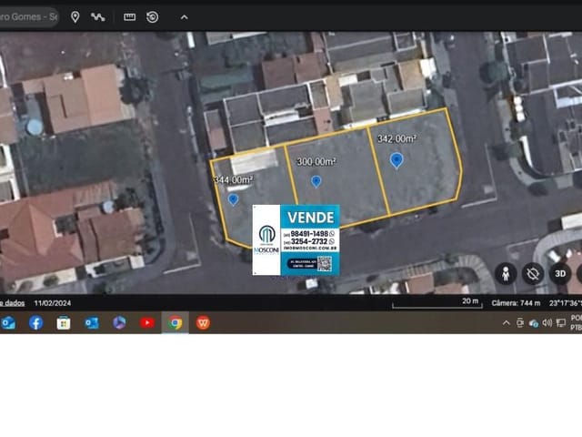 Terreno com 344m², à venda, no bairro Res Abussafe em Cambé