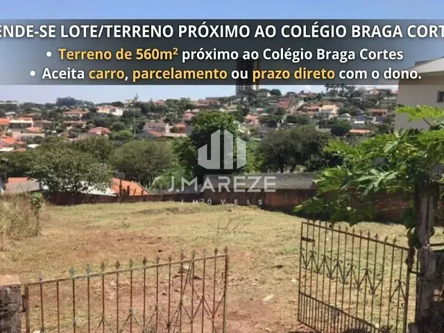 Terreno com 560m², à venda, no bairro Vila Brasil em Apucarana