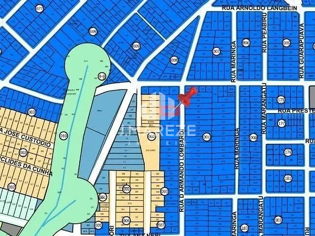 Terreno com 560m², à venda, no bairro Vila Brasil em Apucarana