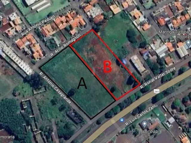 Terreno com 8597m², à venda, no bairro Pq Industrial Castelo Branco em Ibiporã