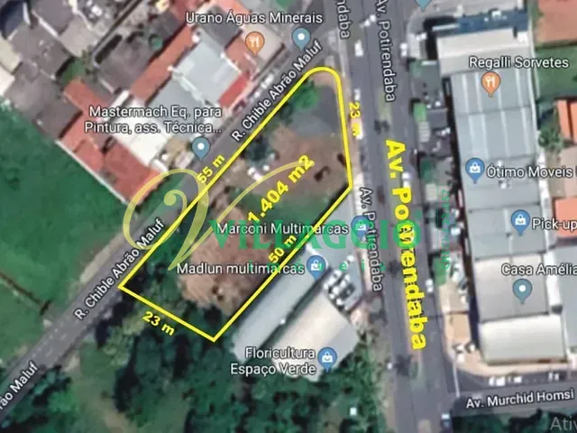 Terreno com 1404m², à venda, no bairro Jardim Santa Luzia em São José do Rio Preto