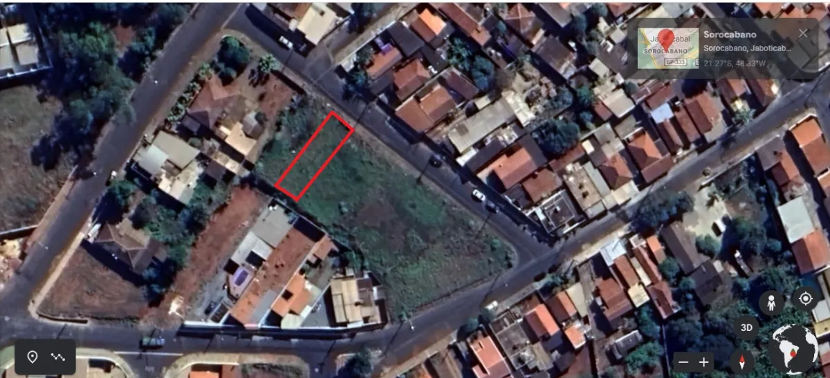 Terreno residencial para venda em Sorocabano, 320m²
