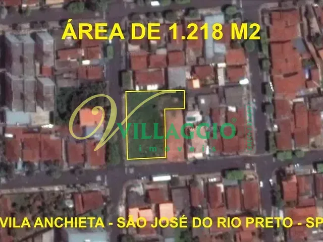 Terreno com 1218m², à venda, no bairro Jardim Caparroz em São José do Rio Preto