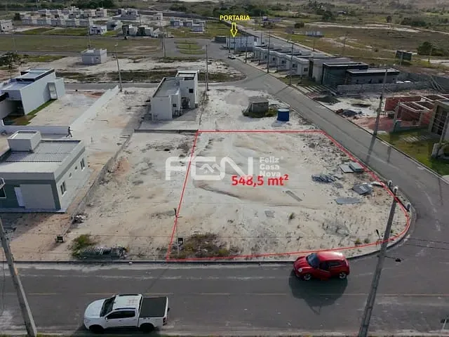 Terreno com 549m², à venda, no bairro Parque Nascente do Rio Capivara em Camaçari