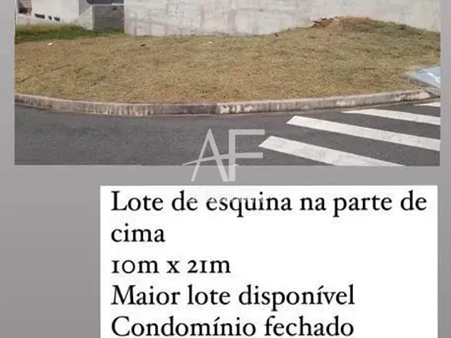 Terreno com 210m², à venda, no bairro Morada dos Nobres em Taubaté