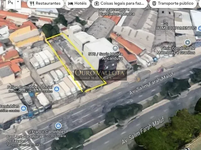 Terreno com 488m², à venda, no bairro Mooca em São Paulo