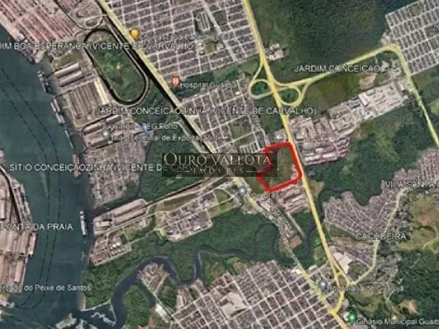 Terreno com 93000m², à venda, no bairro Jardim Conceiçãozinha (Vicente de Carvalho) em Guarujá