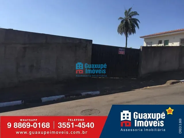 Terreno com 784m², à venda, no bairro Nova Floresta II em Guaxupé
