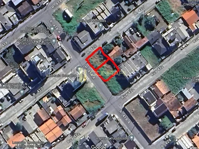 Terreno com 252m², à venda, no bairro MORRETES em Itapema