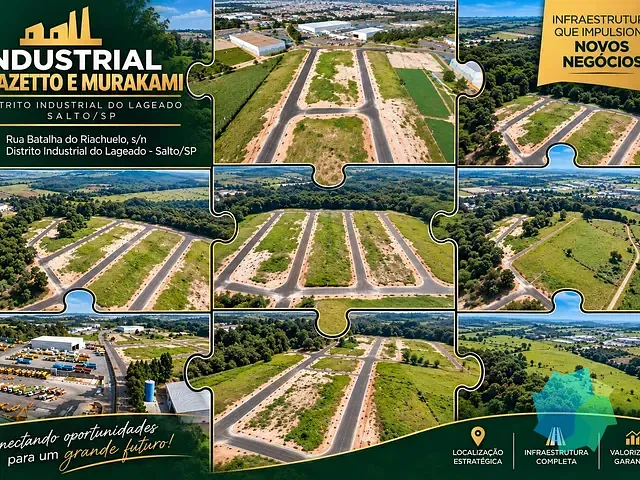 Terreno com 400m², à venda, no bairro Distrito Industrial do Lageado em Salto