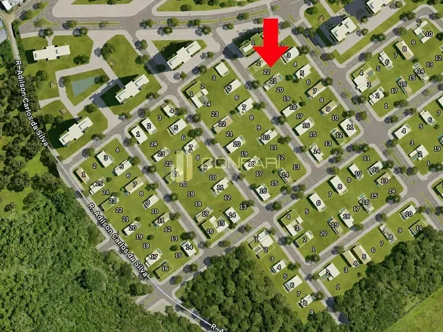 Terreno com 401m², à venda, no bairro Jardim Dourado em Porto Belo