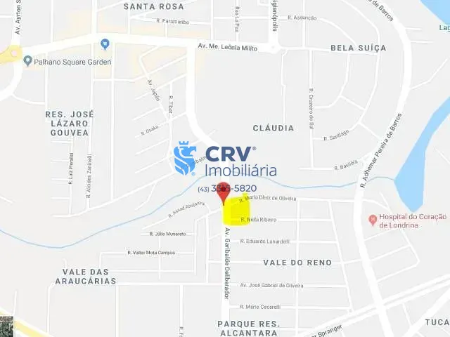 Terreno com 1200m², à venda, no bairro Parque Residencial Alcântara em Londrina