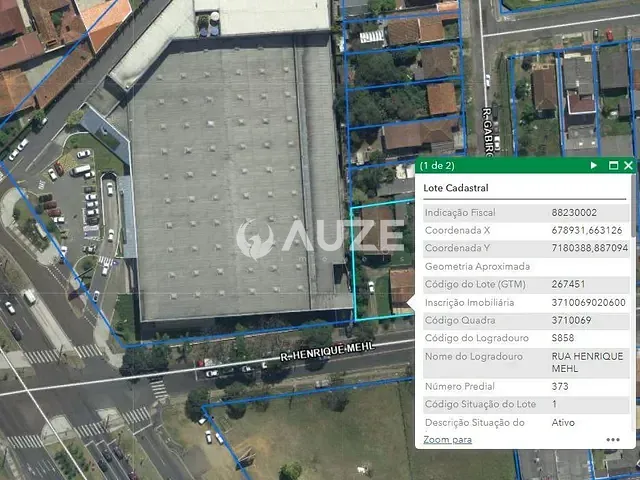 Terreno com 960m², à venda, no bairro Uberaba em Curitiba
