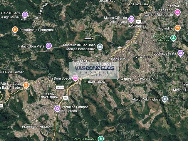 Terreno com 1055m², à venda, no bairro Vila Capivari em Campos do Jordão