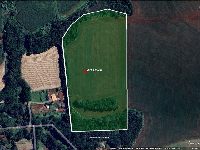 Foto do Terreno - Area para loteamento ou chacaras 4,29 alq "asfalto na porta" - Loteamento Belvedere, Apucarana, PR | J. Mareze Imóveis Ltda