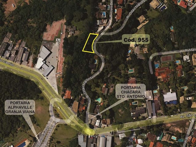 Terreno com 570m², à venda, no bairro Chácara São João em Carapicuíba
