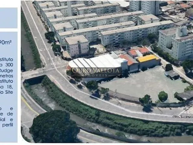 Terreno com 2590m², à venda, no bairro Rudge Ramos em São Bernardo do Campo