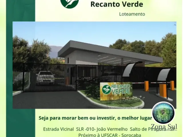 Terreno com 1000m², à venda, no bairro Piraporão em Salto de Pirapora
