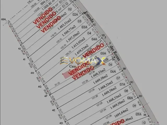 Terreno com 1670m², à venda, no bairro Cercadinho em Alambari
