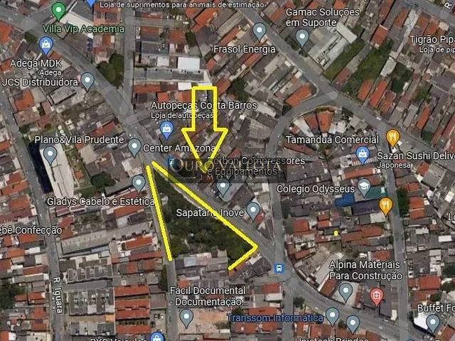 Terreno com 2029m², à venda, no bairro Vila Alpina em São Paulo