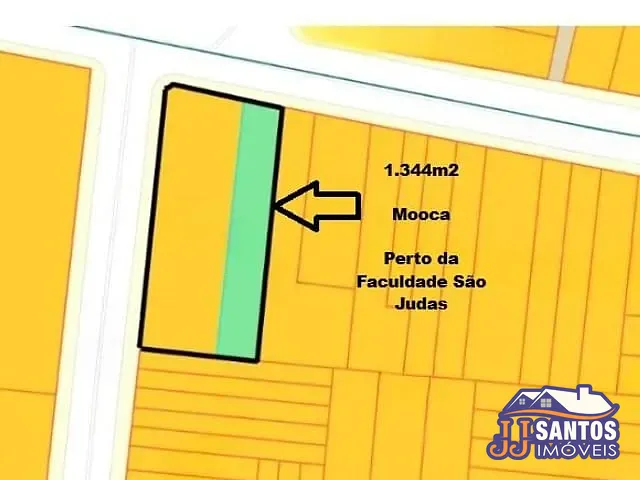 Terreno com 1344m², à venda, no bairro Mooca em São Paulo