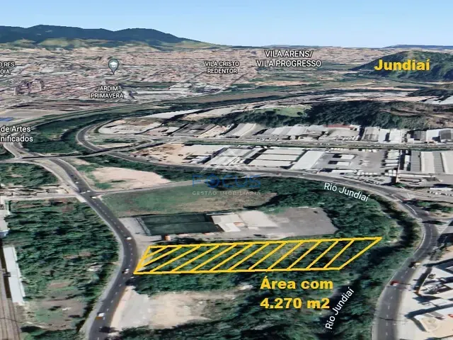 Terreno com 4270m², à venda, no bairro Vila São José em Várzea Paulista