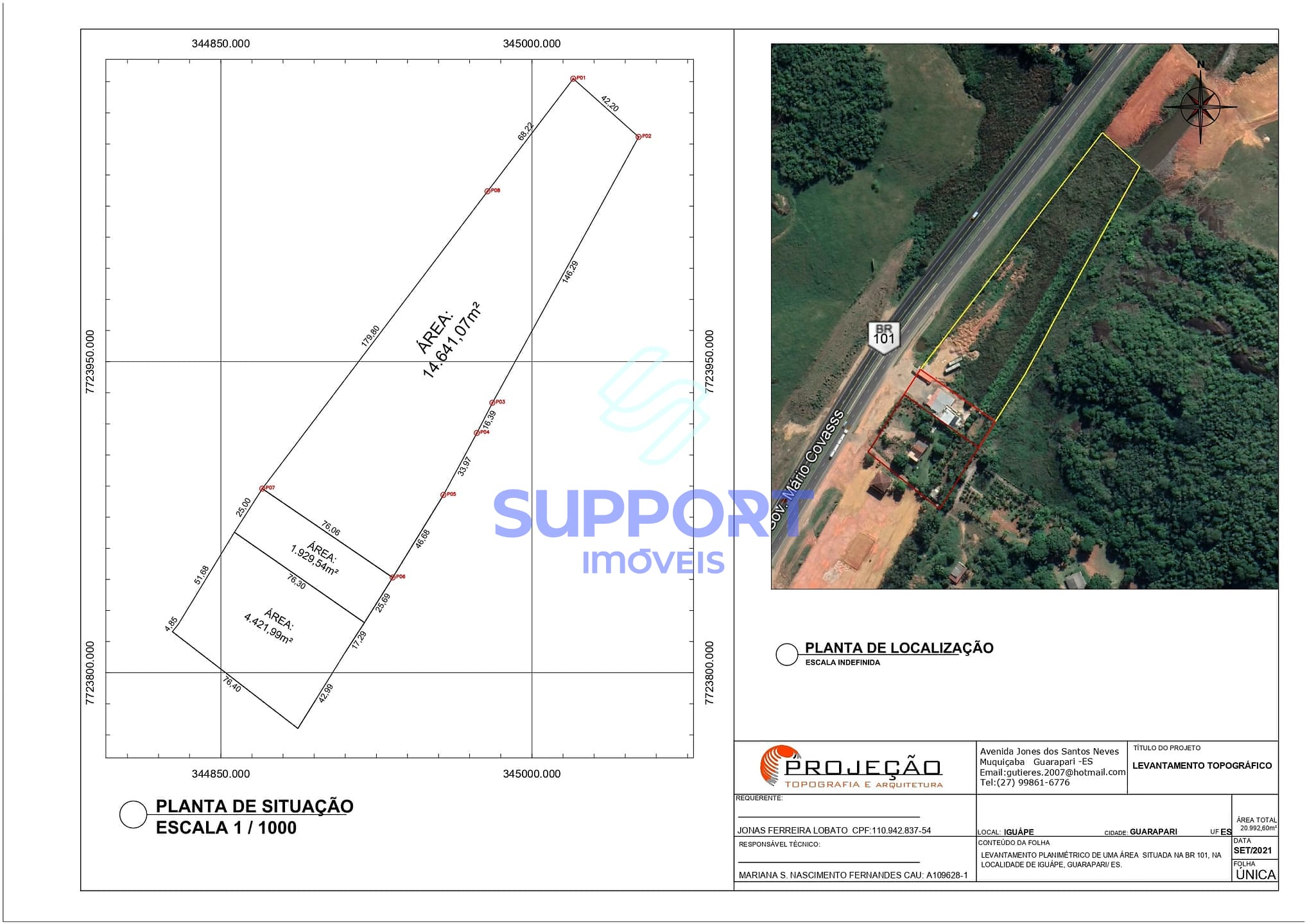 Terreno, 1 hectares - Foto 3