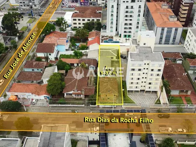 Terreno com 540m², à venda, no bairro Alto da Rua XV em Curitiba