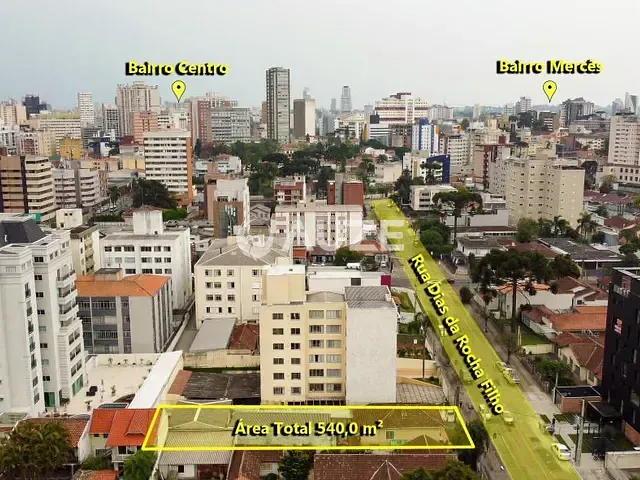 Terreno com 540m², à venda, no bairro Alto da Rua XV em Curitiba
