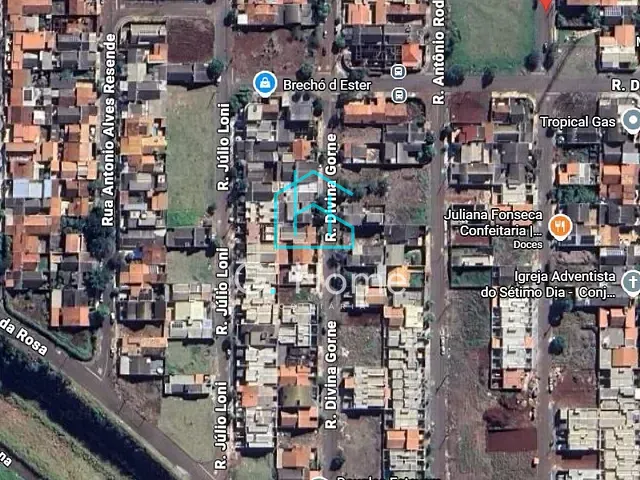 Terreno com 250m², à venda, no bairro Jardim Moema em Londrina