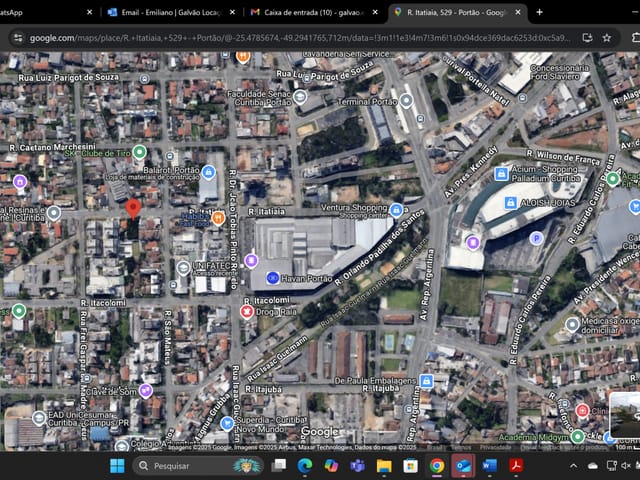 Terreno com 780m², à venda, no bairro Portão em Curitiba