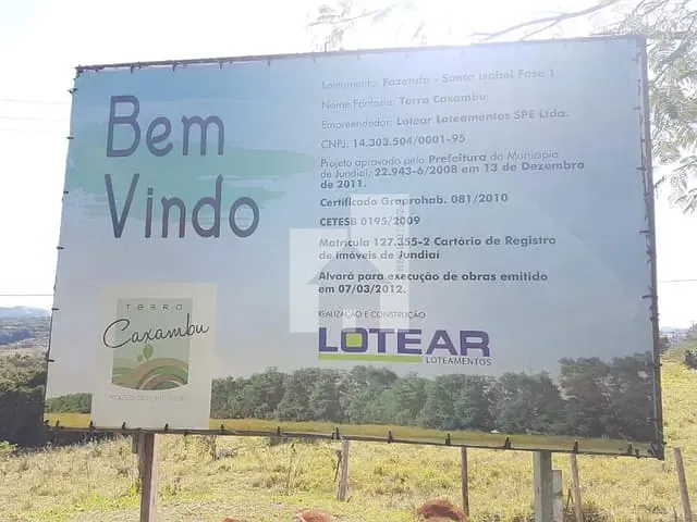 Terreno com 1000m², à venda, no bairro Jardim Rosaura em Jundiaí